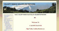 Desktop Screenshot of caliopyranch.com